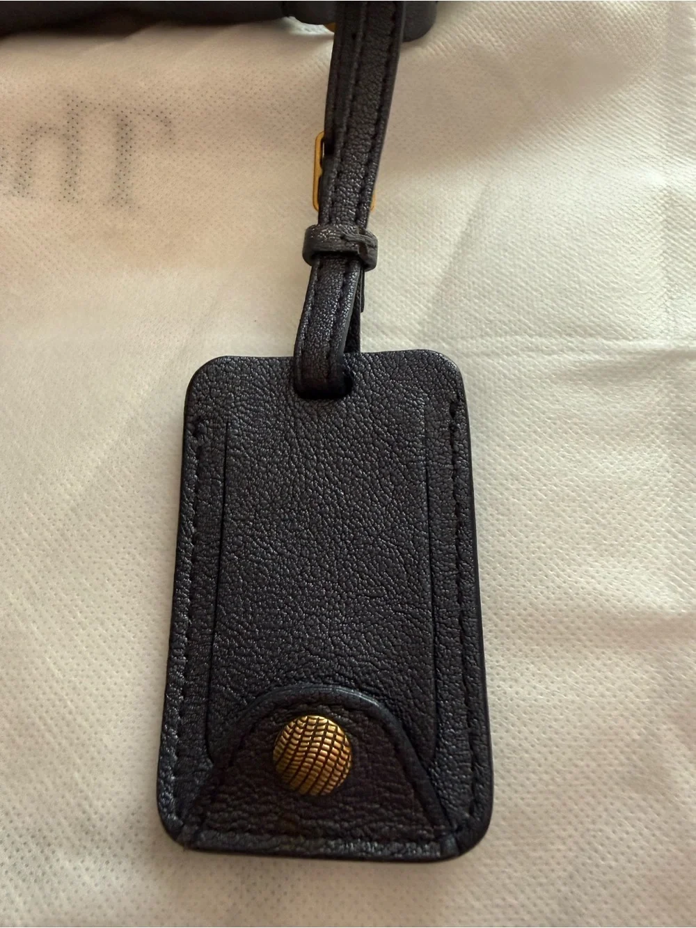 Yves Saint Laurent dark navy hobo